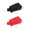 Battery Terminal Connectors, Premium Copper Material Battery Terminals, Brush, With 4 Pcs 2 Gauge 3/8" Copper Lugs, 4 Heatshrink Tubes, 2 Terminal