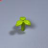 Non-Toxic 20Pcs/Lot Moc Bricks 37695 Plant Stem With 3 Leaves And Bottom Pin City House Garden Buildings Blocks Accesories Chilren'S Toys