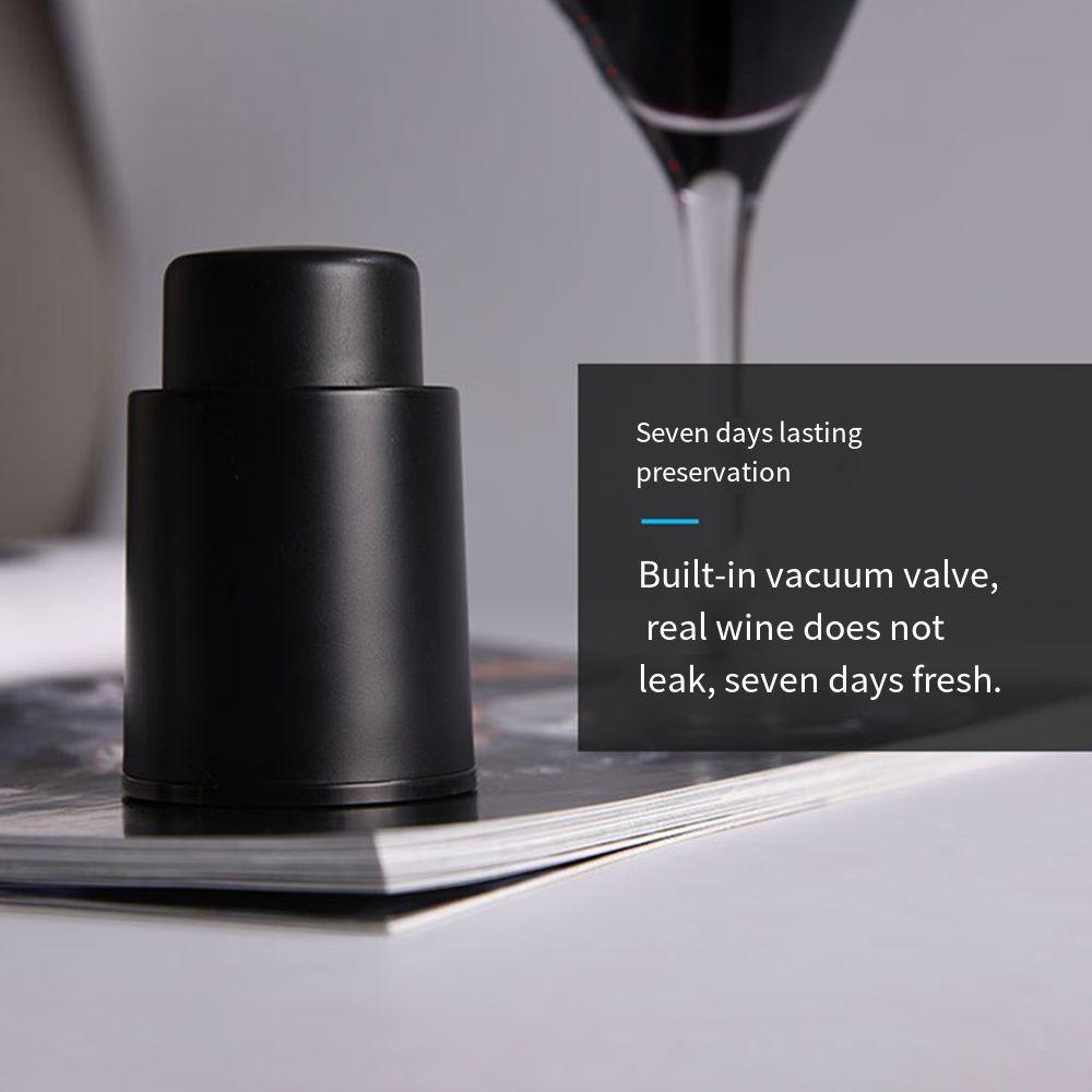 1/2Pcs Push Style Vacuum Wine Stoppers Sealed Storage Wine Preserver Wine Bottle Stoppers  Bar Tools