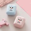 2Pcs Small Lipstick Storage Box Plastic Sundry Storage Box Portable Pill Box  for Home
