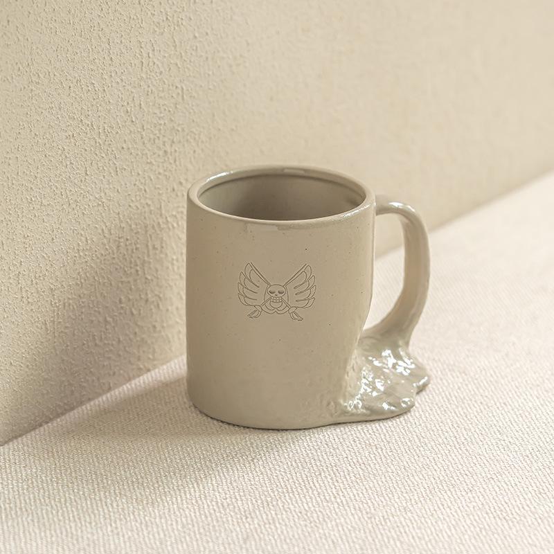 

Creative retro ceramic special-shaped cup office personalized mug home drinking cup breakfast cup coffee cup 401-500ml