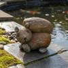 Resin Squirrel Statue Realistic Details Figurine for Pondside, Outdoor, Patio