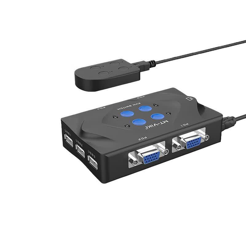 MT-viki 4-Port VGA KVM Switch