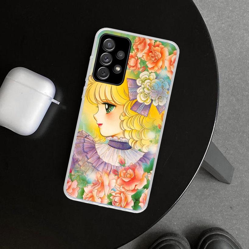 Anime Candy Phone Case Cover for Samsung Galaxy A12 A22 A32 A52 A72 A02S A51 A50S A31 A20S A10S Note 20 Ultra 10 Plus Galaxy A12