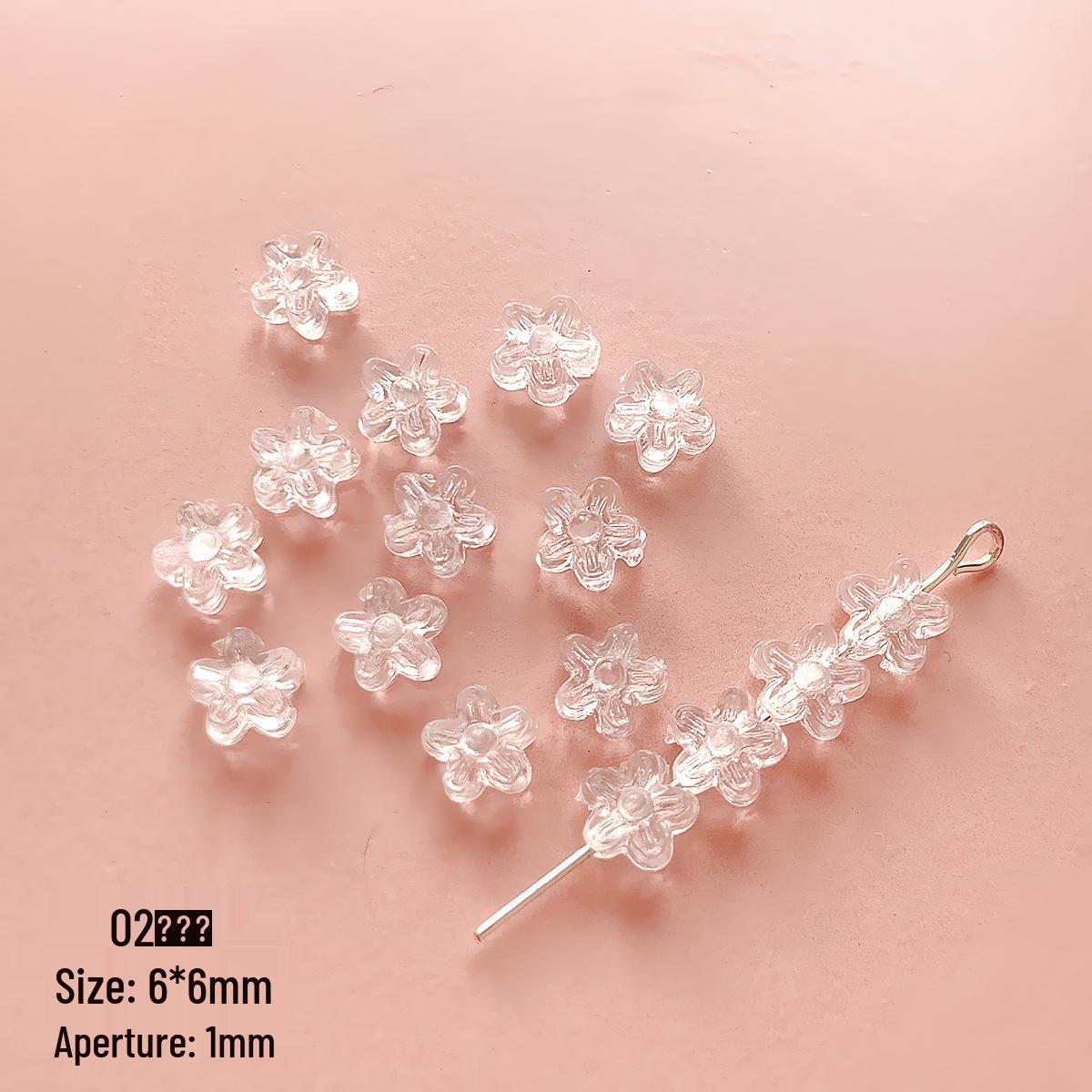 

10 шт. Прозрачные бусины в форме бабочки, сердца, цветка, звезды для изготовления украшений своими руками, ожерелий и серег