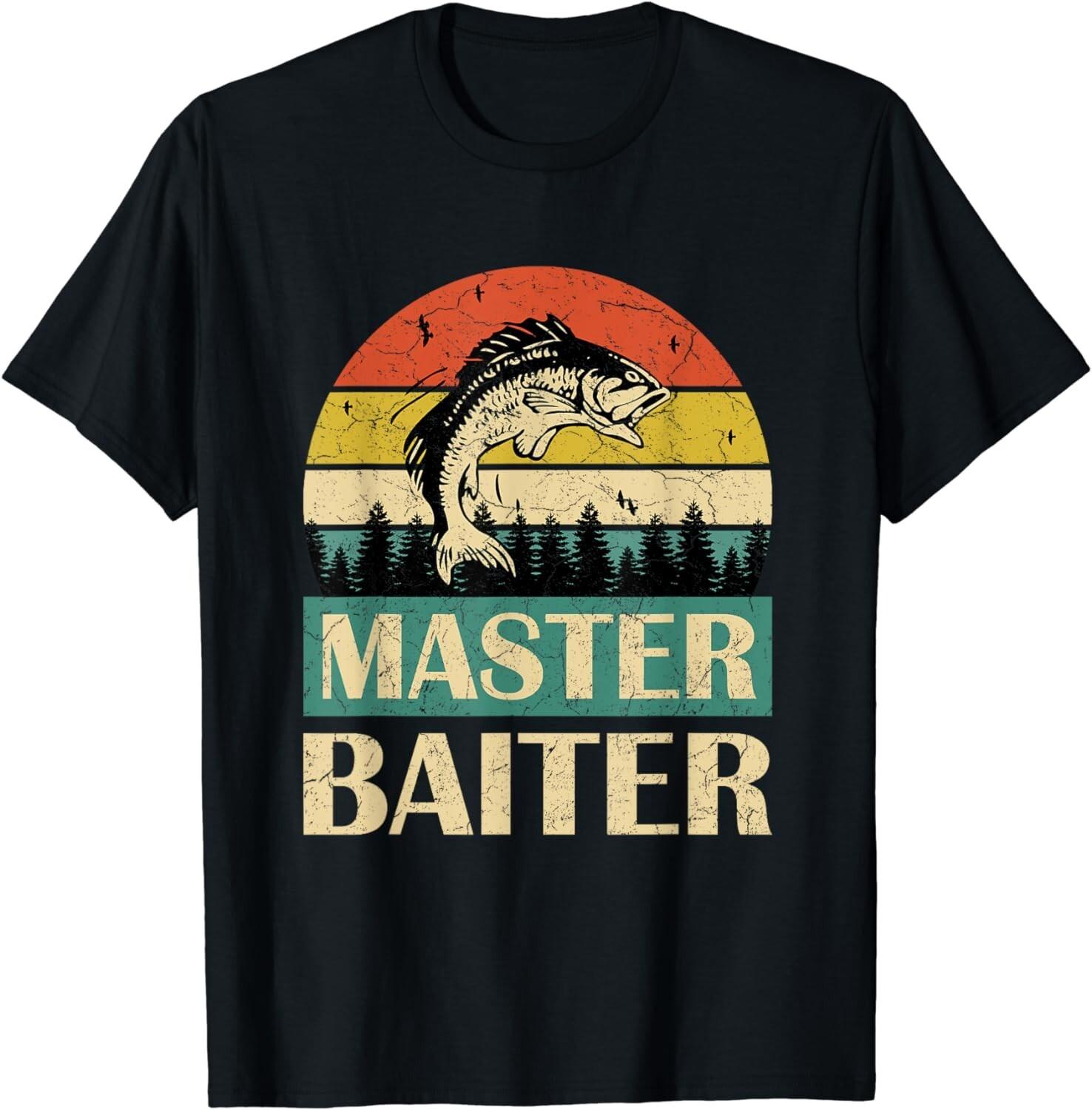 

Funny Saying-Master Baiter Fishing Fishermen Men Women Gift Unisex T-Shirt 5XL різнокольоровий