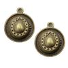 10Pcs Brass Charms Pendant Finding - Hat, as described