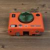 HIYQIN Instax Mini Evo Case, Silicone Travel Case, Shockproof, Protective Cover for Fujifilm Instax Mini Evo (Orange)