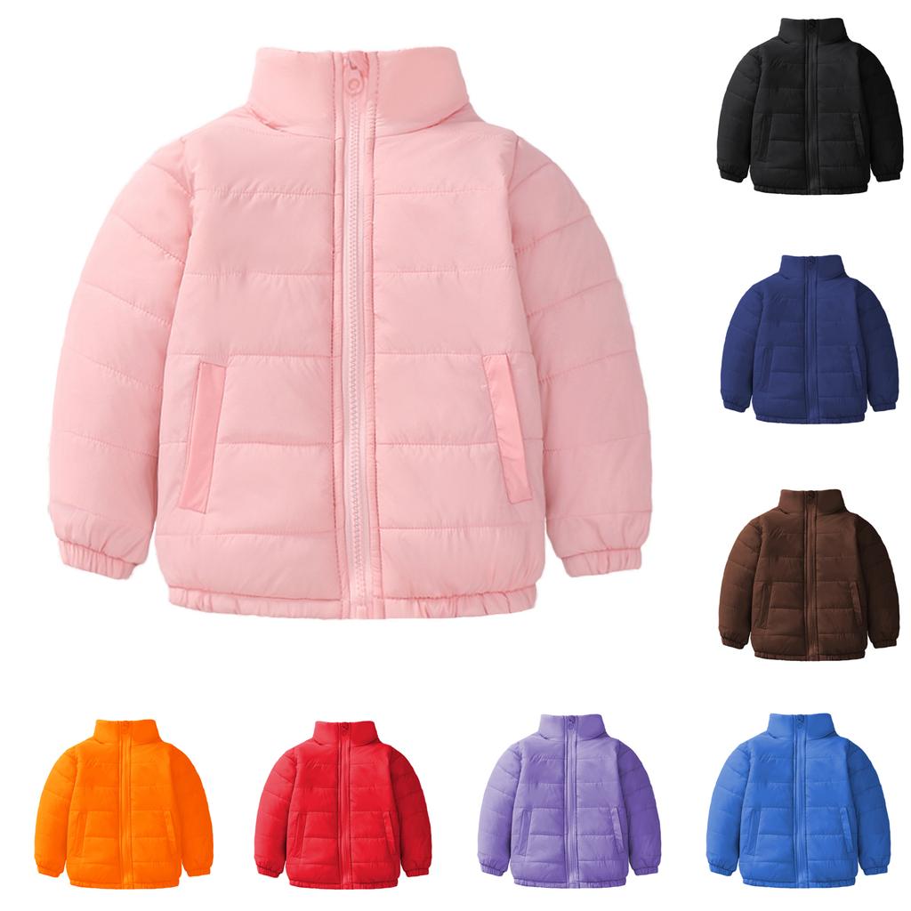 Children's Fashionable And Casual Thin Down Cotton Jacket