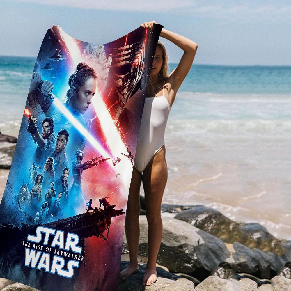 S-star W-wars Big Microfiber Beach Towels Quick Dry Towel Sand Beach Towels Pool Towel For Travel Swim Pool Yoga