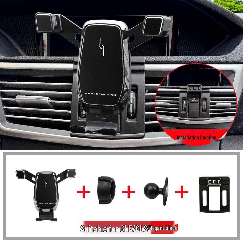 Phone Holder with Wireless Charging for 10-13 Beijing Benz E-Class Navigation