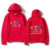 ASTROWORLD WISH YOU WERE HERE Print Men's Sports Hoodie Set Unisex Fleece Sweater Casual Designer Sportswear Casual Pullover Top