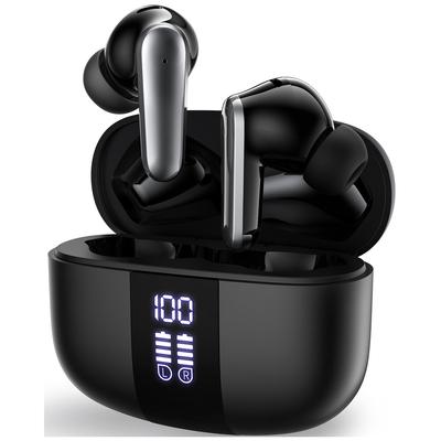 Bluetooth Wireless Earbuds Bluetooth Bluetooth Earbuds with Noise LED 45H HiFi Deep ENC Automatic IPX7 Single or Dual Compatible with iPhone and