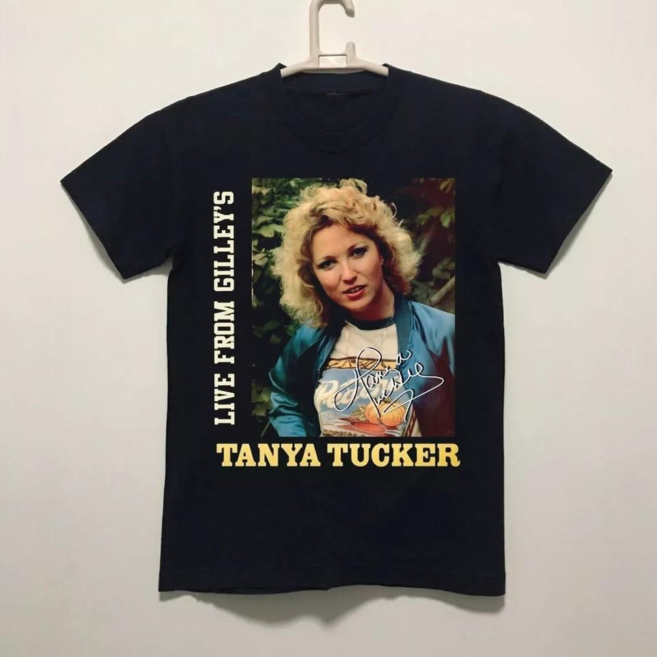 

New Tanya Tucker LIVE From Gilley#039s Gift For Fans Black All Size TShirt Unisex T-Shirt M