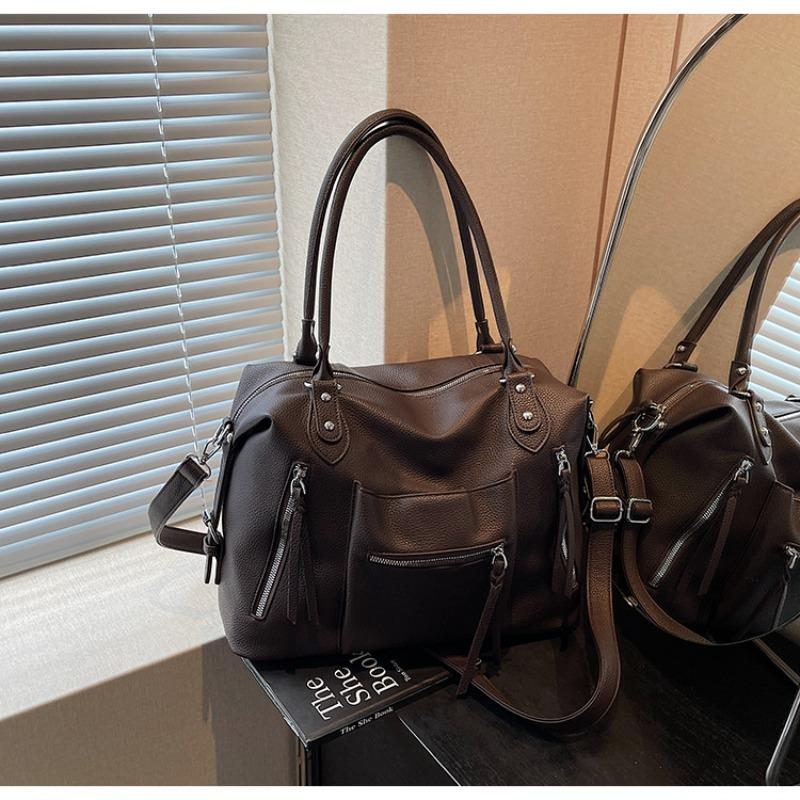 Large Capacity Retro Shoulder Tote Bag, New Commuter Oblique Span Bag, Portable Underarm Bag.