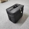 Large Capacity Professional Makeup Organizer Bag with Heat Resistant Curling Iron Pouch for Cosmetics