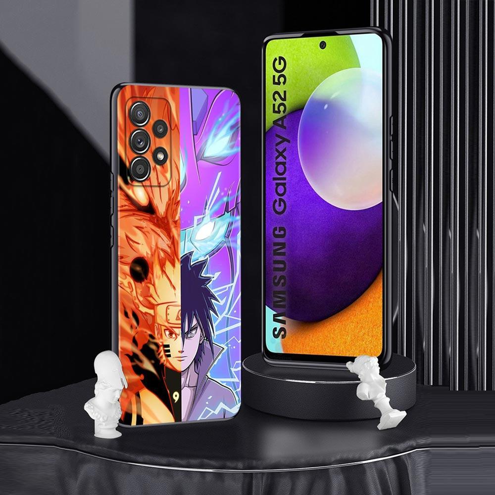 Coque de téléphone dessin animé Naruto Fox Level, étui pour Samsung Galaxy A12 A 12 A52 A51 A71 A72 A11 A13 A02s A02 A32 A31 A21s A52s