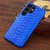 Genuine Python Leather Phone Case for Samsung galaxy S26 S25 S23 S22 S21 S24 Ultra S26 Plus A55 5G Luxury Snakeskins Back Cover