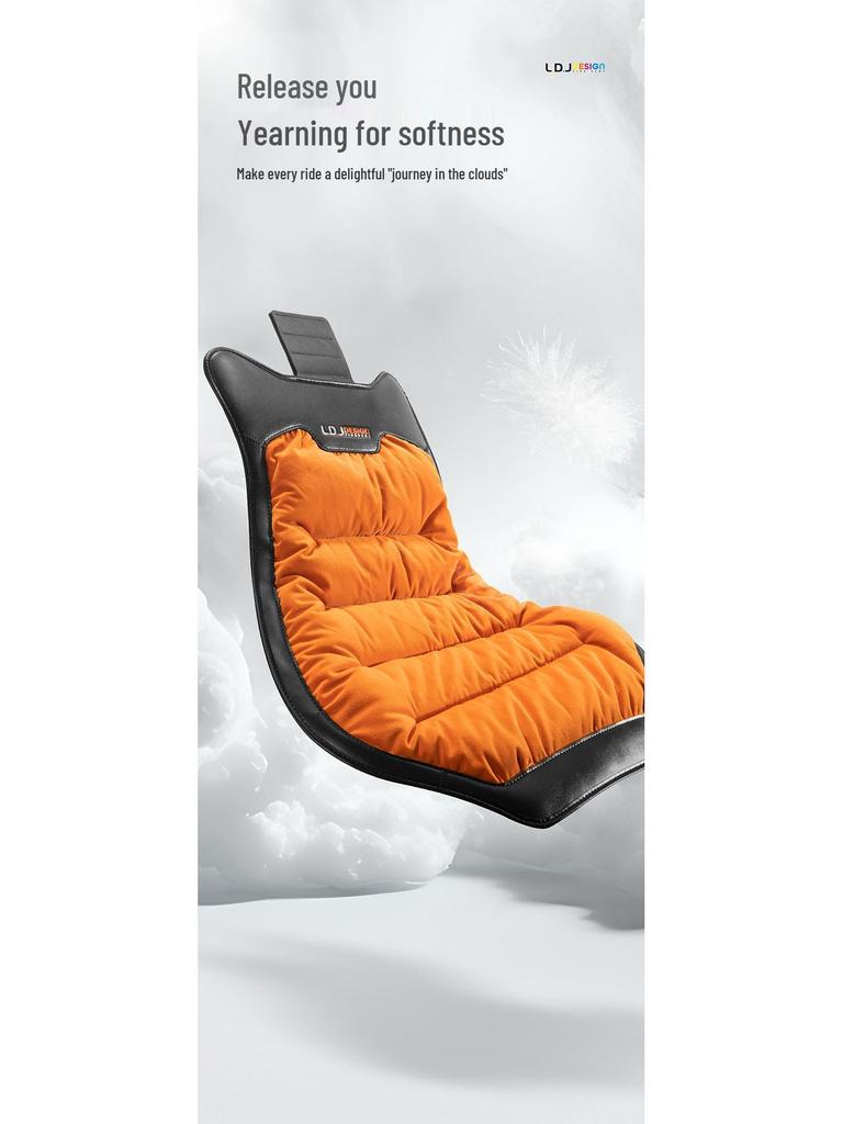 Winter Minimalist Plush Car Seat Cushion - Thickened for Warmth