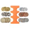 Mini Euro mincovník Plastová úložná krabička Sbírka mincí Peněženka Organizér na peněženku Držák na mince do auta