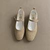 Fashion SUOJIALUN 2025 Spring New Brand Women Flat Shoes Fashion Round Toe Ladies Elegant Baot Shoes Soft Flat Heel Mary Jane Shoes