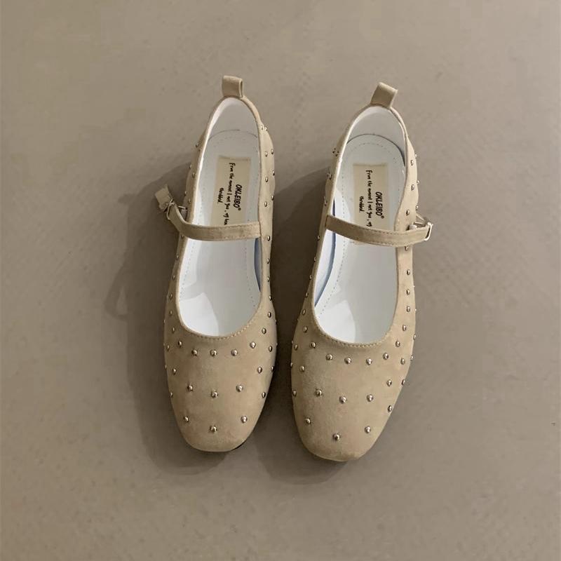 Fashion SUOJIALUN 2025 Spring New Brand Women Flat Shoes Fashion Round Toe Ladies Elegant Baot Shoes Soft Flat Heel Mary Jane Shoes