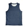 Uomo gilet termico girocollo senza maniche slim fit pullover top fodera in peluche ispessita fondo canotta