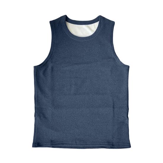 Uomo gilet termico girocollo senza maniche slim fit pullover top fodera in peluche ispessita fondo canotta