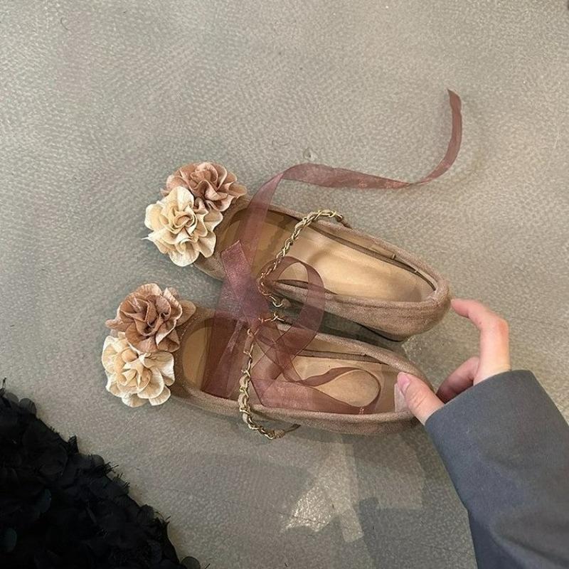 Flower Women Heeled Shoes Elegant Summer New Fashion Sandals Designer 2025 Luxury Dress Party Woman Brand Pumps Zapatillas Mujer