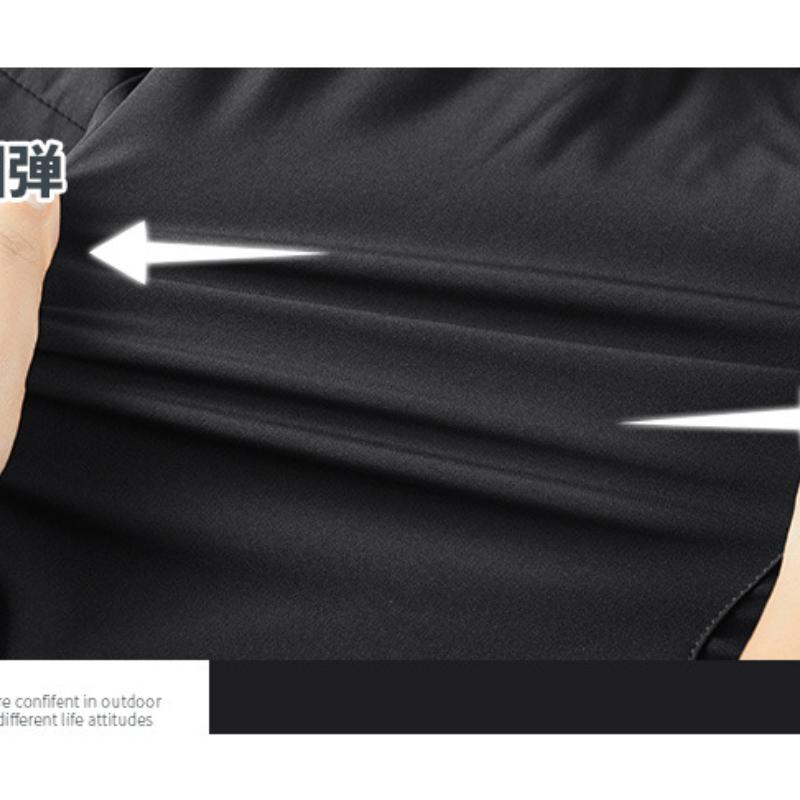Summer New Workwear Shorts Ice Silk Quick-Dry Shorts Men's American Style Mid-Length Shorts Multi-Pocket