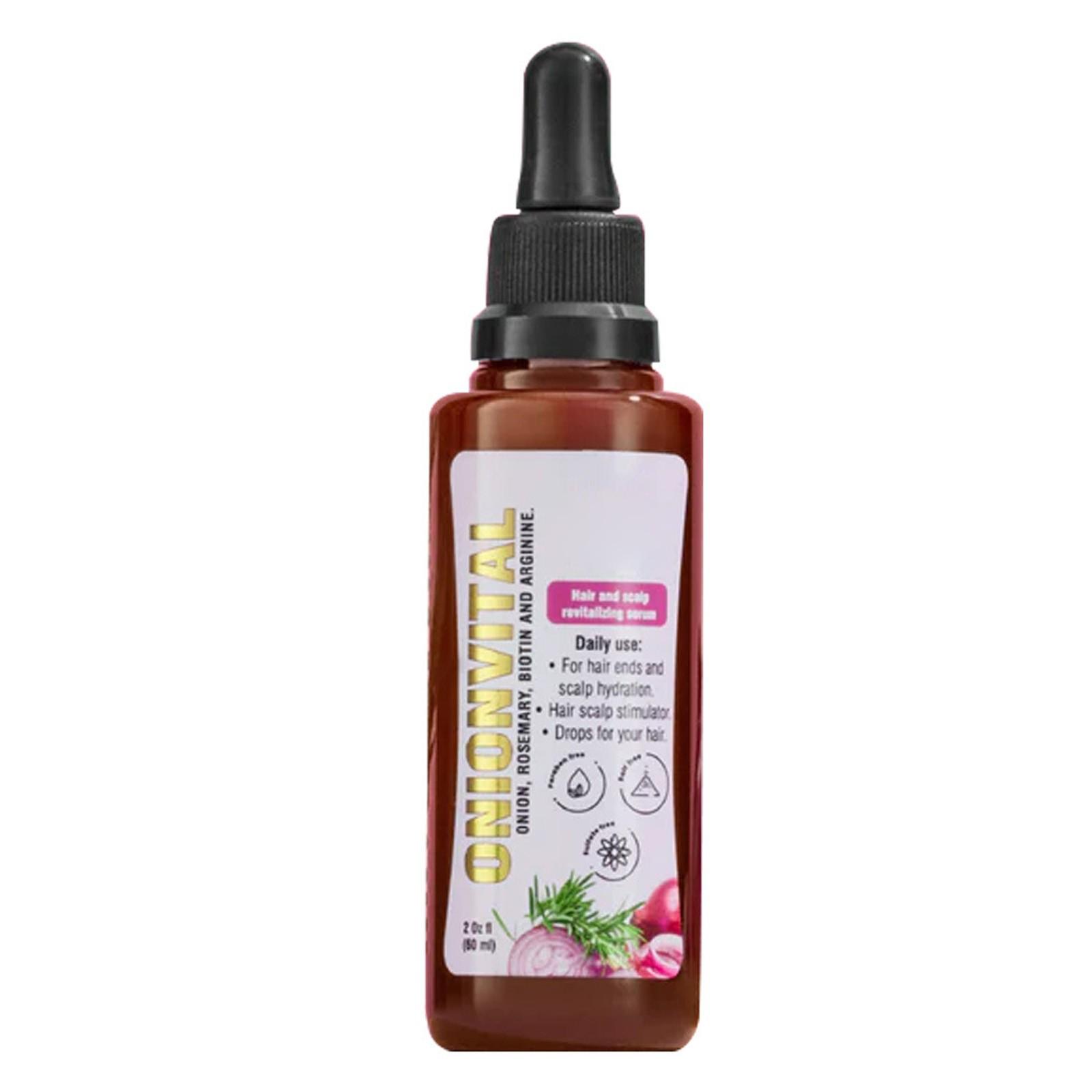 

Сыворотка для ухода за волосами Onion Rosmarinus Officinalis Biotin 60 мл Питает волосы, разглаживает вьющиеся волосы и придает им блеск One Size белый