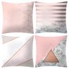 Geometric Pattern Heart Cushion Throw Pillow Case Sofa Cover Bed Car Cafe Decor
