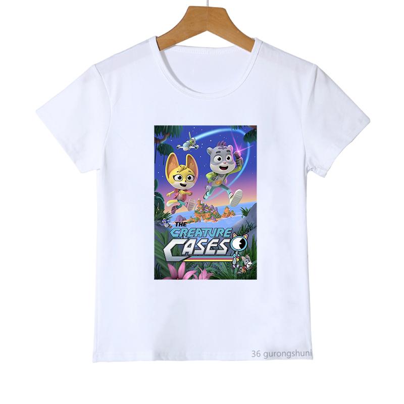 T-Shirt For Boys/Girls Funny Animethe Creature Cases Cartoon Print Tshirt Kids Summer Fashion Boys Clothes Short Sleeve Tops
