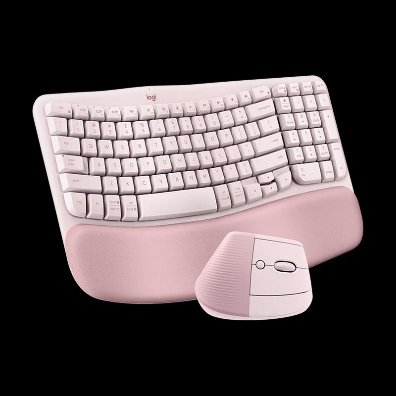 Logitech Wave Combo Ergonomic Wireless Keyboard & Vertical Mouse Set