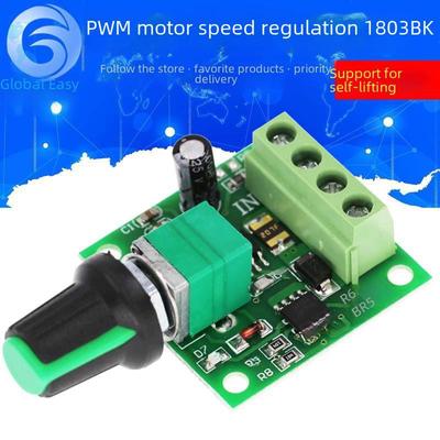 PWM regulátor otáček stejnosměrného motoru, 1,8 V–12 V, 2 A, 1803BK