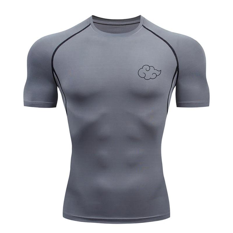 

Compression Shirt for Men Gym Workout Running Tshirts Undershirts Athletic Quick Dry Tees Tops Activewear Sweat Absorbing Tight Fit XXXL