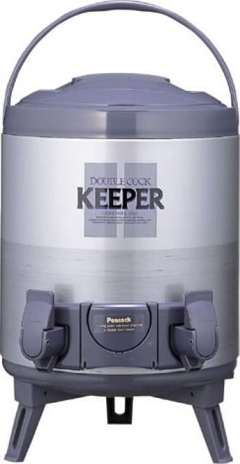 

Peacock Keeper Wide Mouth Type Double Cock Silver 8.1L INT-80