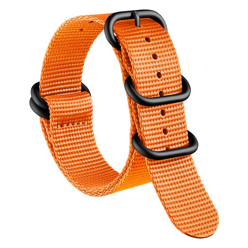 Bracelet de Montre NATO en Nylon Épaissi Xinlei - Bracelet Universel en Toile Tissée 20/22mm