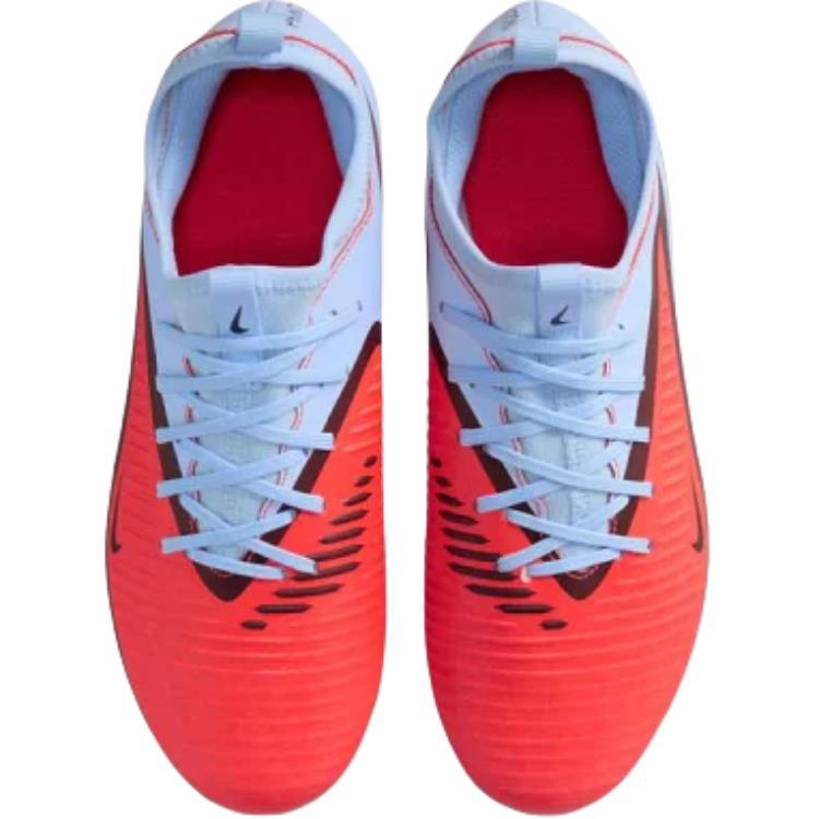 Nike Phantom 6 Synthetic Leather Low Top Kids' Soccer Shoes Blue Red Teenagers HQ2046-400