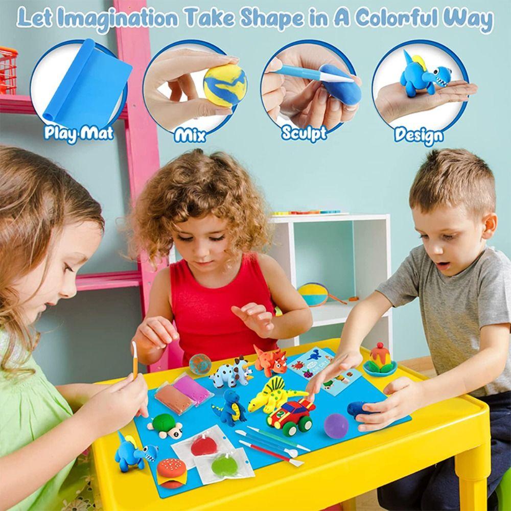 Pomůcky pro sliz Polymerová lehká hlína Měkká plastelína Hračka Playdough Hračka Slimes Ultralehká hlína