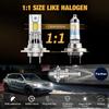 2st 30000LM H7 H8 H11 LED Strålkastarlampor Canbus 9005 HB3 9006 HB4 Led 1:1 Mini Trådlös Lampa 16Core CSP Bilstrålkastare Dimljus Turbo Fläkt 6000K 12V