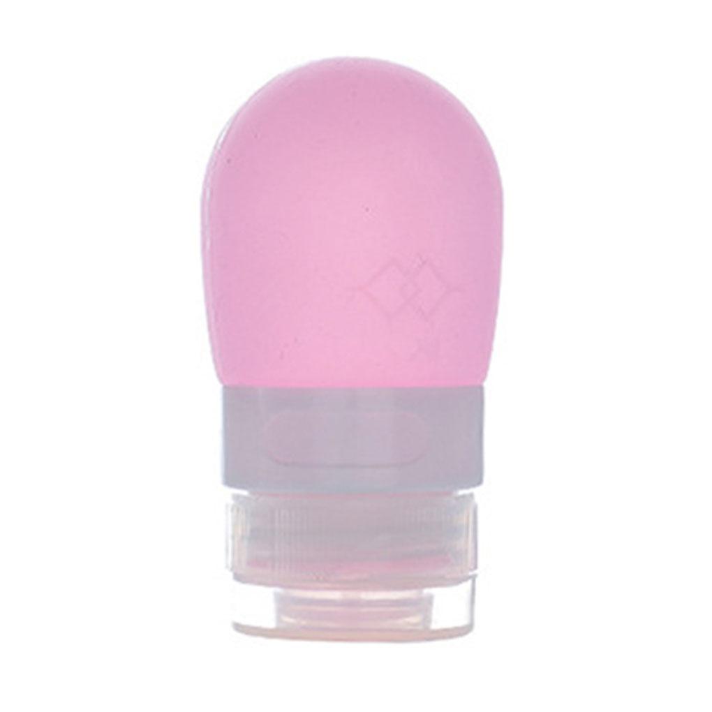 

Силиконовая многоразовая пустая бутылка, косметический контейнер, шампунь, жидкий крем, многоразовая дорожная бутылка, герметичная розовый