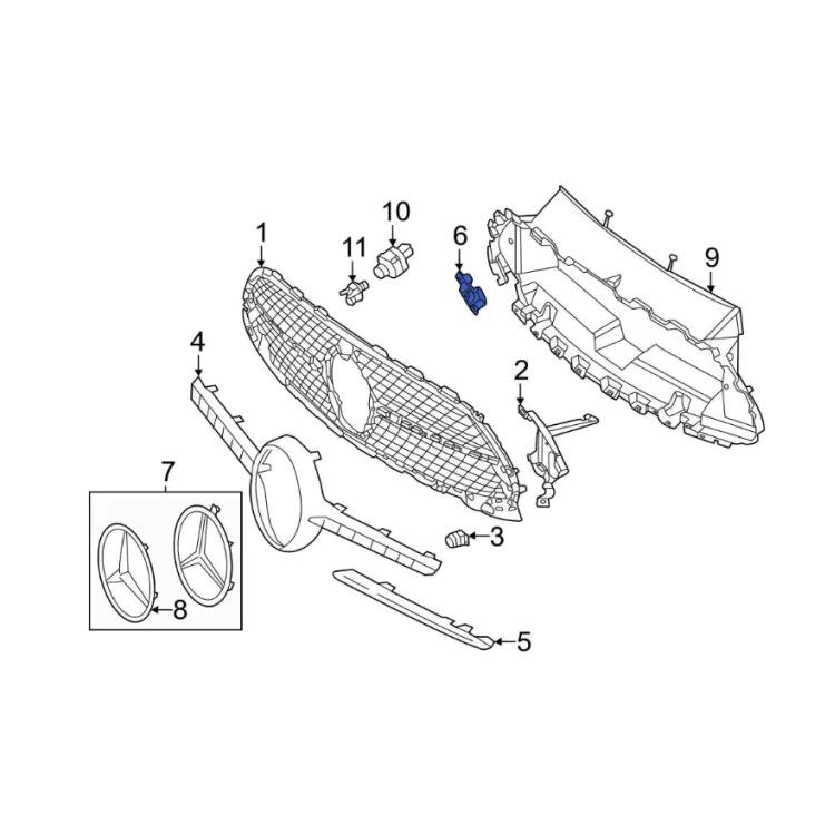 OEM Tailgate Cover for Mercedes-Benz C-Class W206