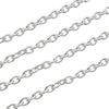 Sears Azuki Chain Silver 50cm Necklace, 925, 4.5mm Wide,
