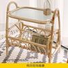 Japanese Style Natural Rattan Small Tea Table Living Room Tea Table Living Room Furniture Sofa