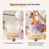 Food Grade Popsicle Mold With 6 Cavities Easy Release For Homemade Summer Ice Lollies For Kids And Family