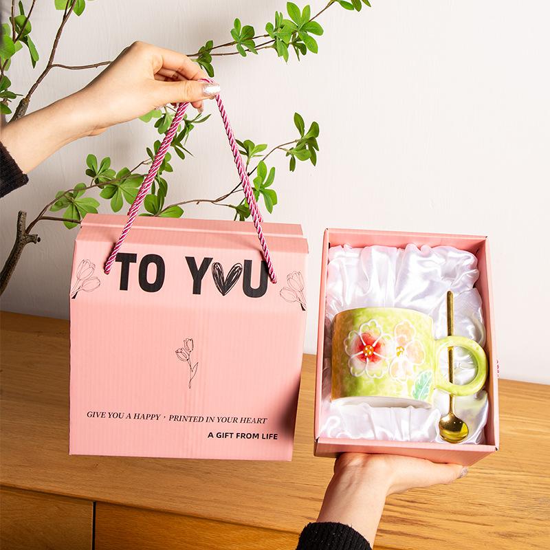 Graduation Gifts To Teachers and Girls Gift Cups Ceramics High Value Practical Gifts Water Cups Souvenirs Tea Cups