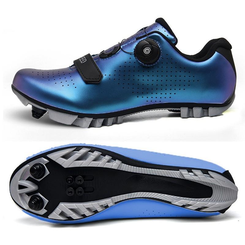 Unisex Cycling Shoes Road Mountain Bike SPD Clipless Pedals Breathable Rigid Sole Indoor Trainer Wide Fit