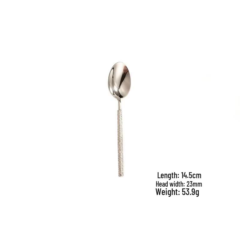 

Zhi Shi 304 Stainless Steel Water Drop Pattern Teaspoons