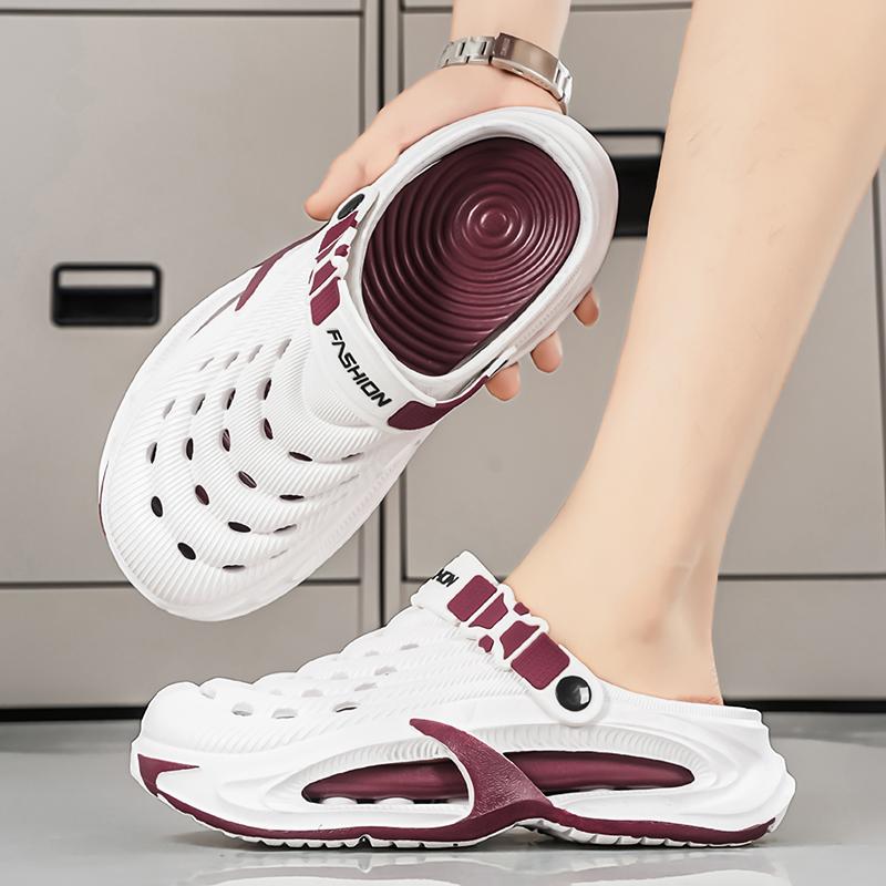 Zoccoli da uomo in EVA leggeri a punta chiusa scarpe da giardino antiscivolo suola morbida Per Spiaggia Giardino Estate Esterno Uso Quotidiano Leggeri